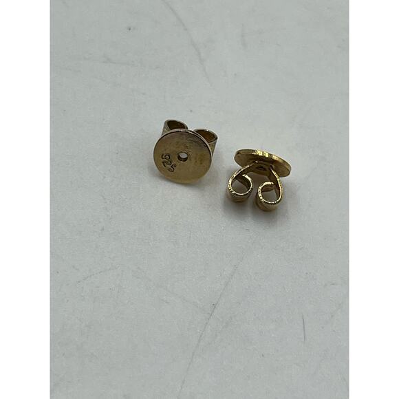 MiJa Signed Vermeil Sterling 925 Brown Faceted Teardrop Dangle Earrings - Picture 5 of 11